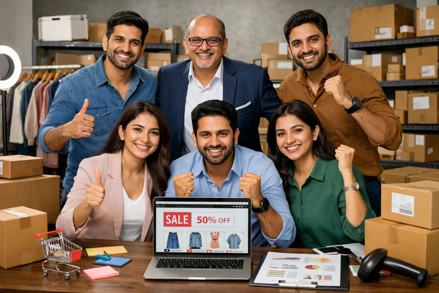 Successful Business Team