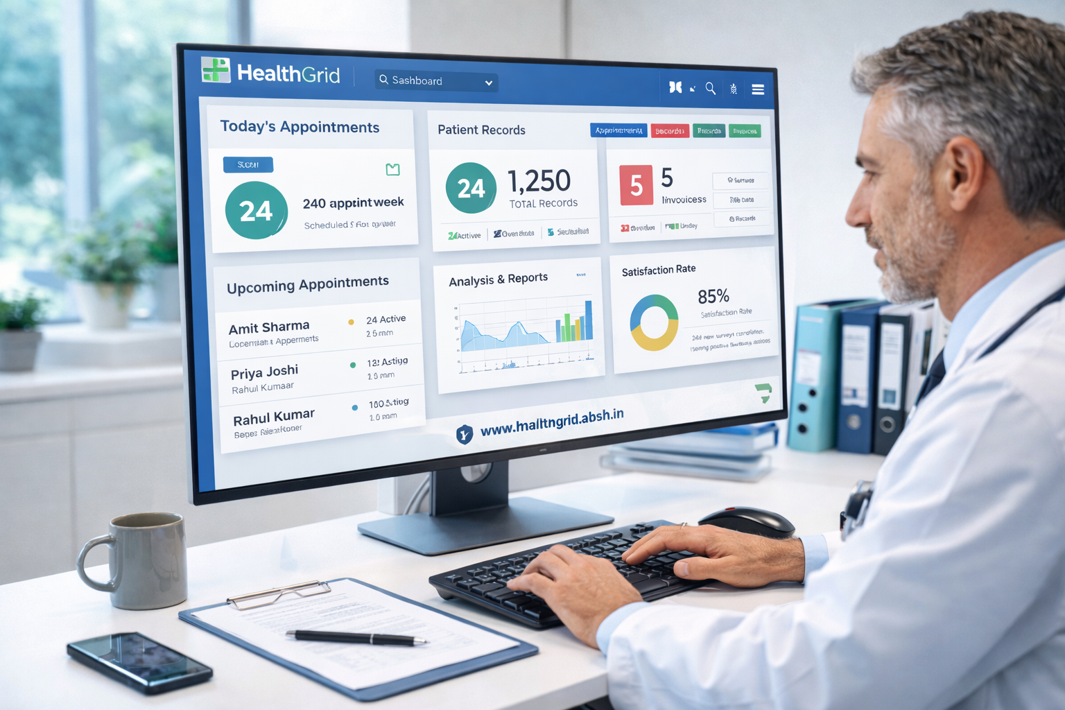 Doctor Using Dashboard