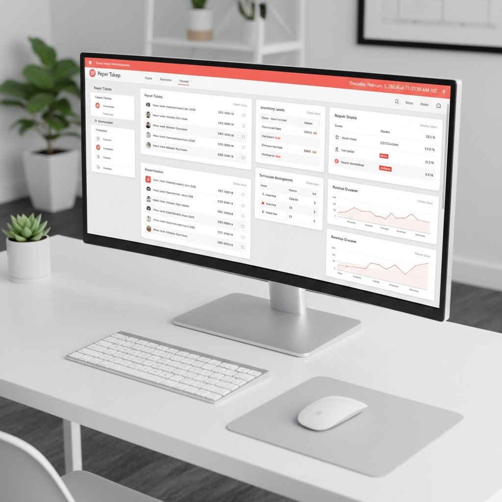 RepairPOS Dashboard Overview