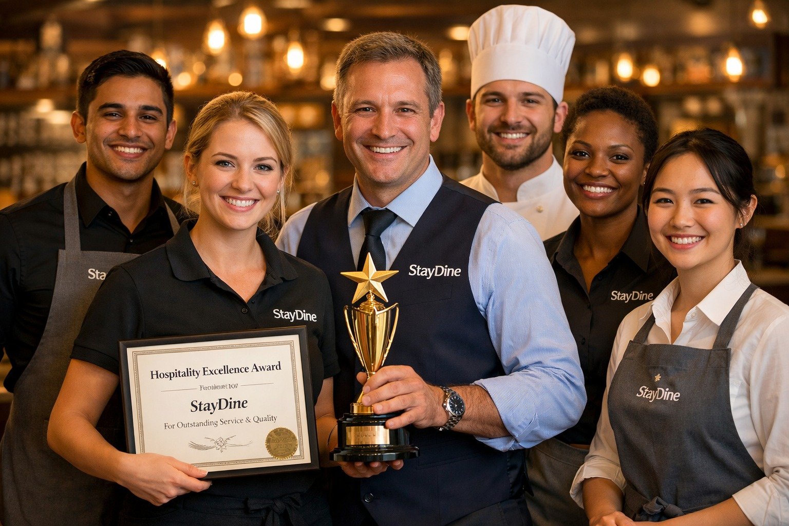 Award / Recognition / Happy Hotel Team