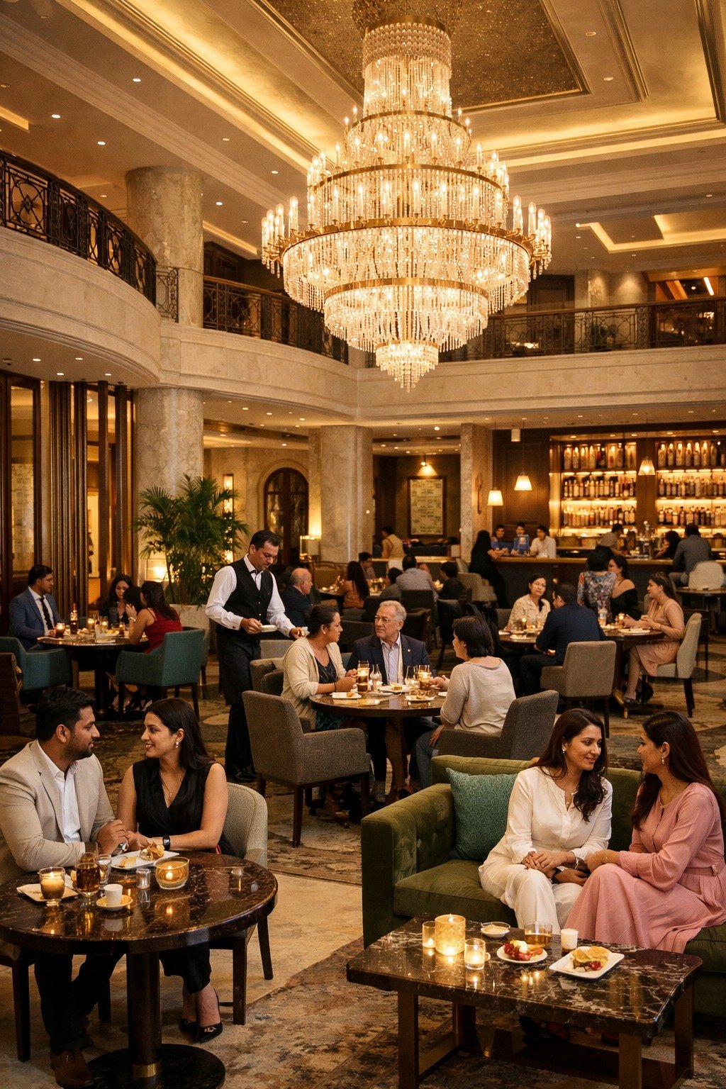 Luxury Hotel Lobby / Restaurant Interior